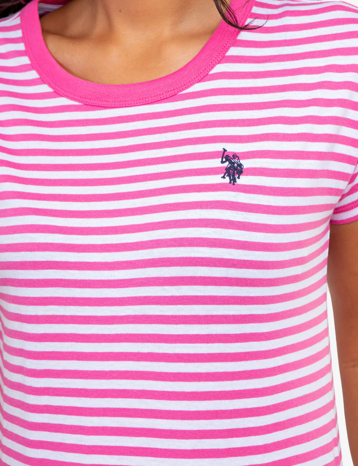 CONTRAST RINGER STRIPE CREW T-SHIRT - Image 5