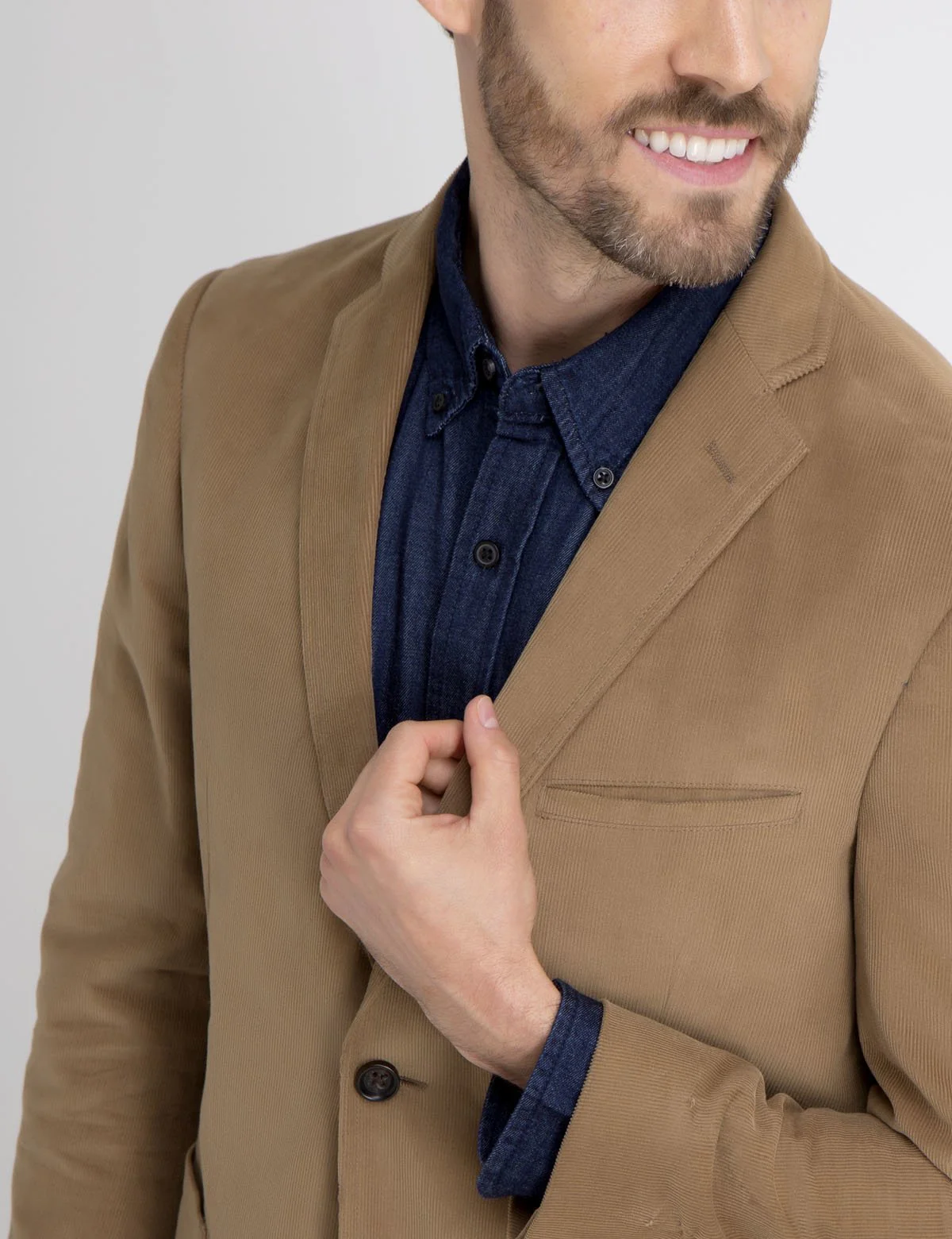 BROWN CORDUROY BLAZER - Image 5