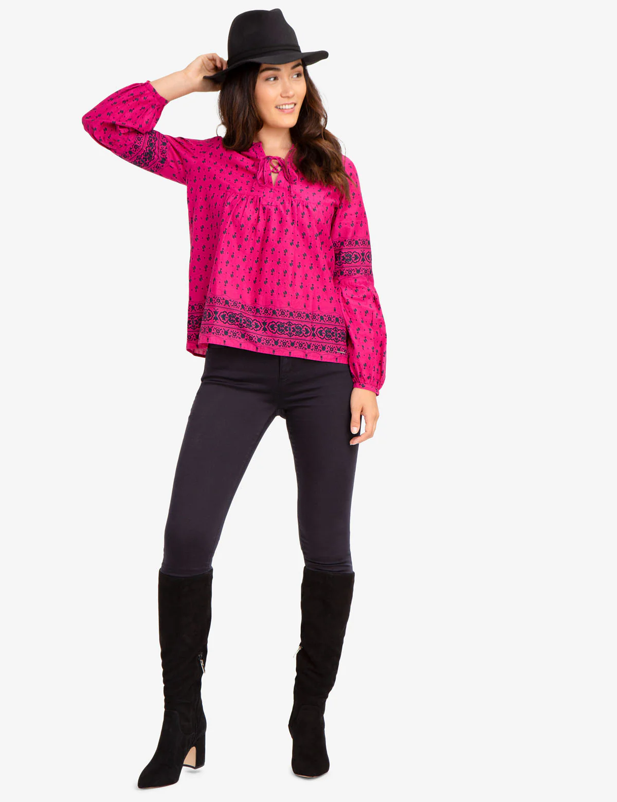 PRINTED LACEUP SHIRT - Image 6