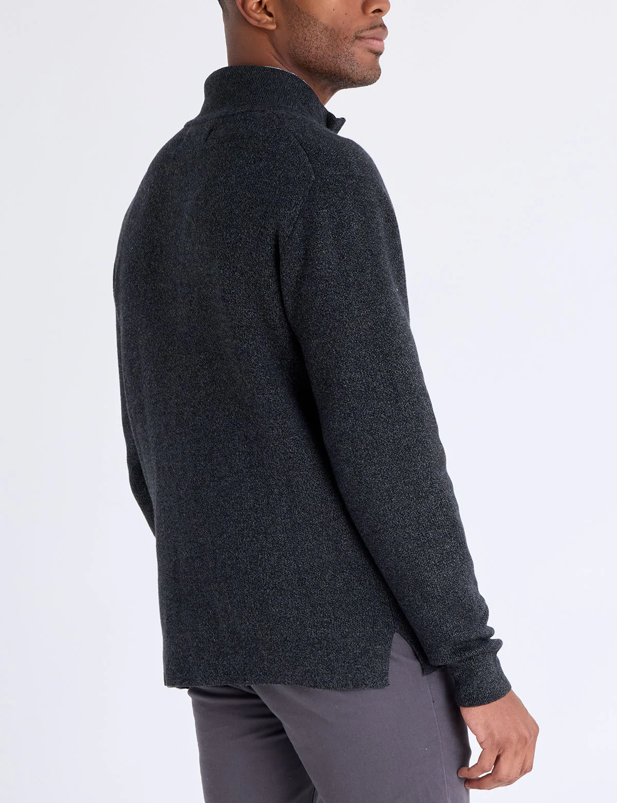 COTTON MARL FULL ZIP SWEATER - Image 16