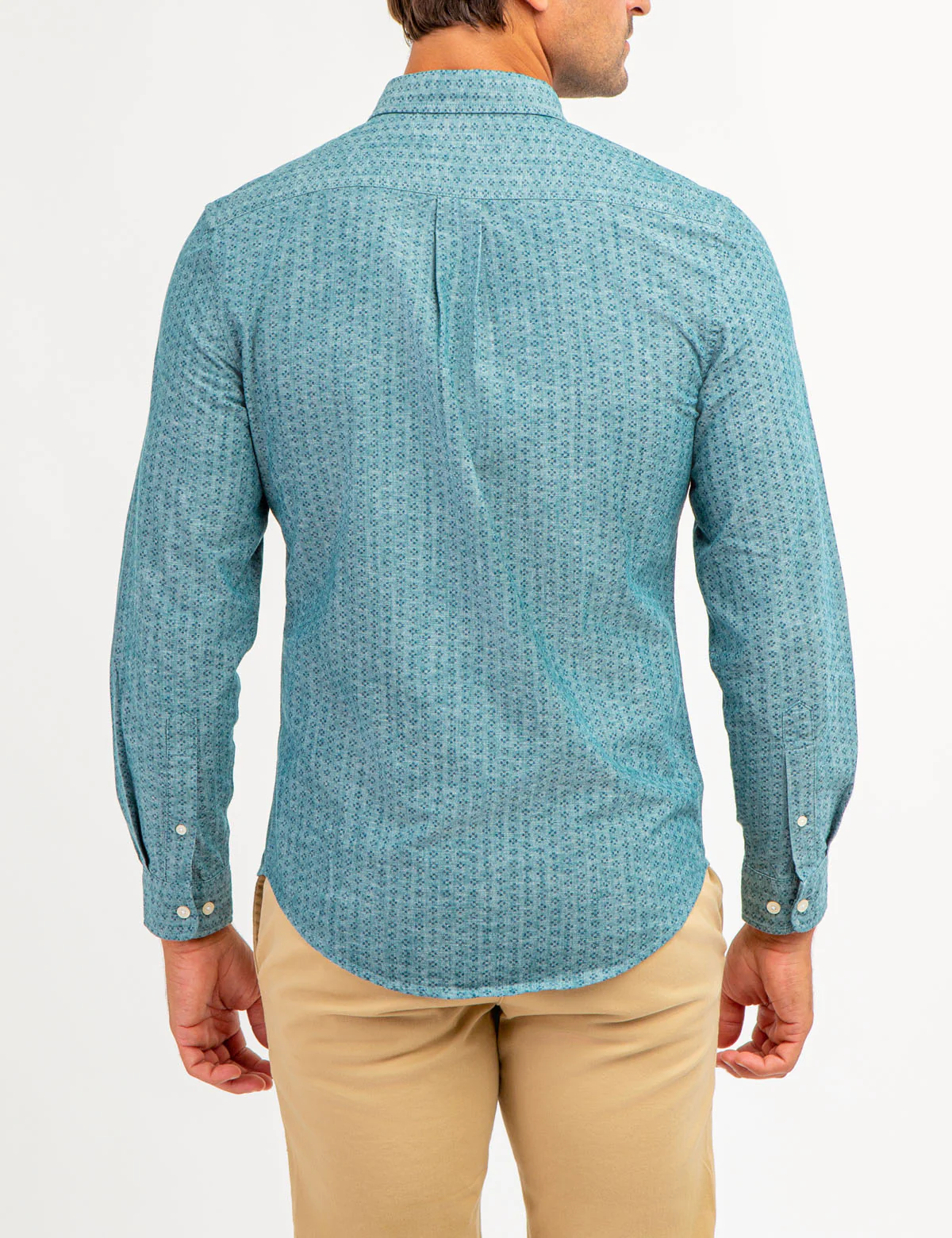 COTTON SLUB DISCHARGED PRINT SHIRT - Image 4