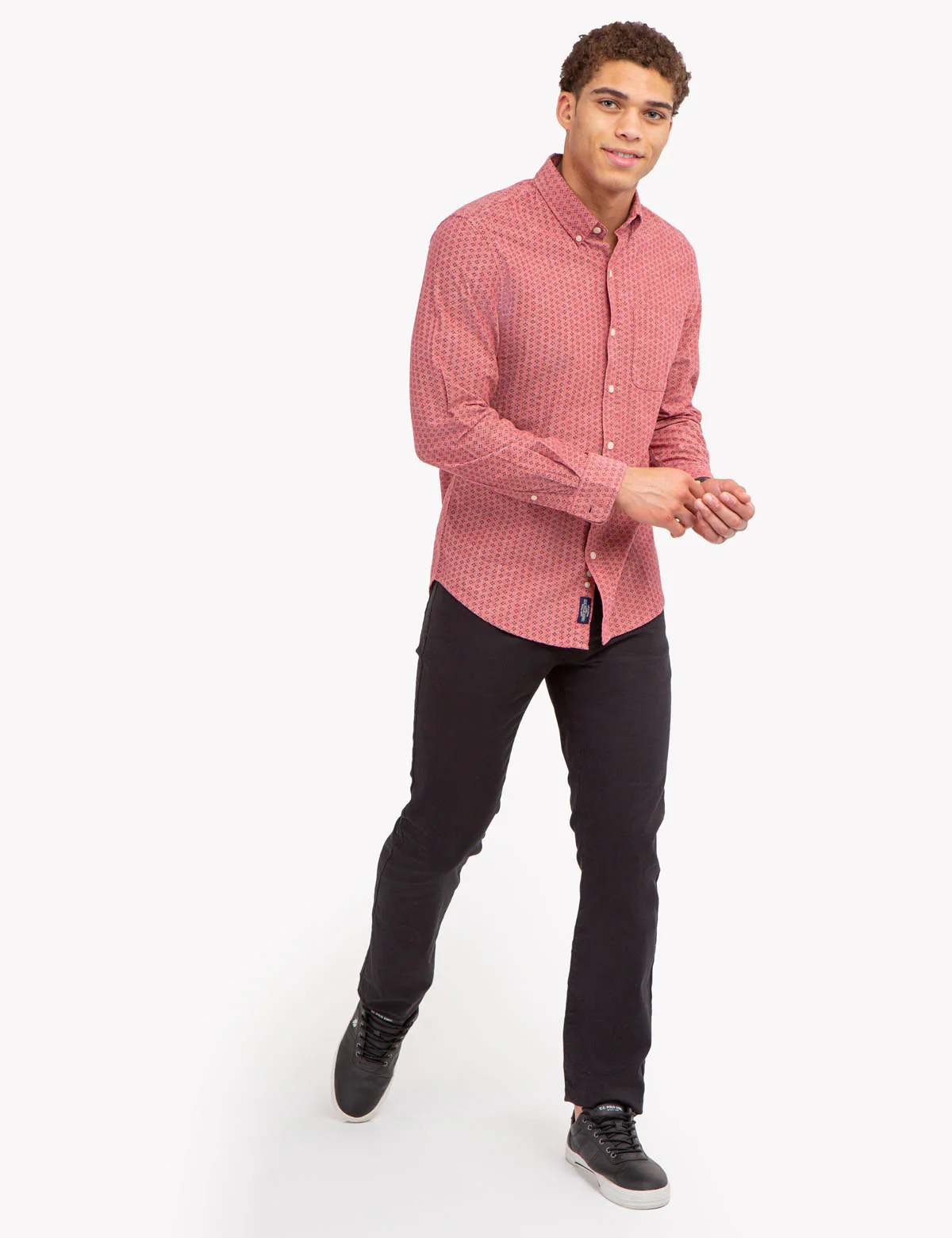 COTTON SLUB DISCHARGED PRINT SHIRT - Image 7