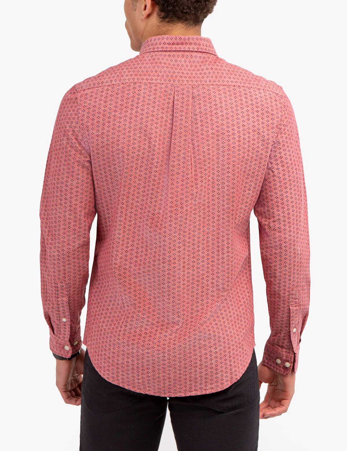 COTTON SLUB DISCHARGED PRINT SHIRT - Image 8