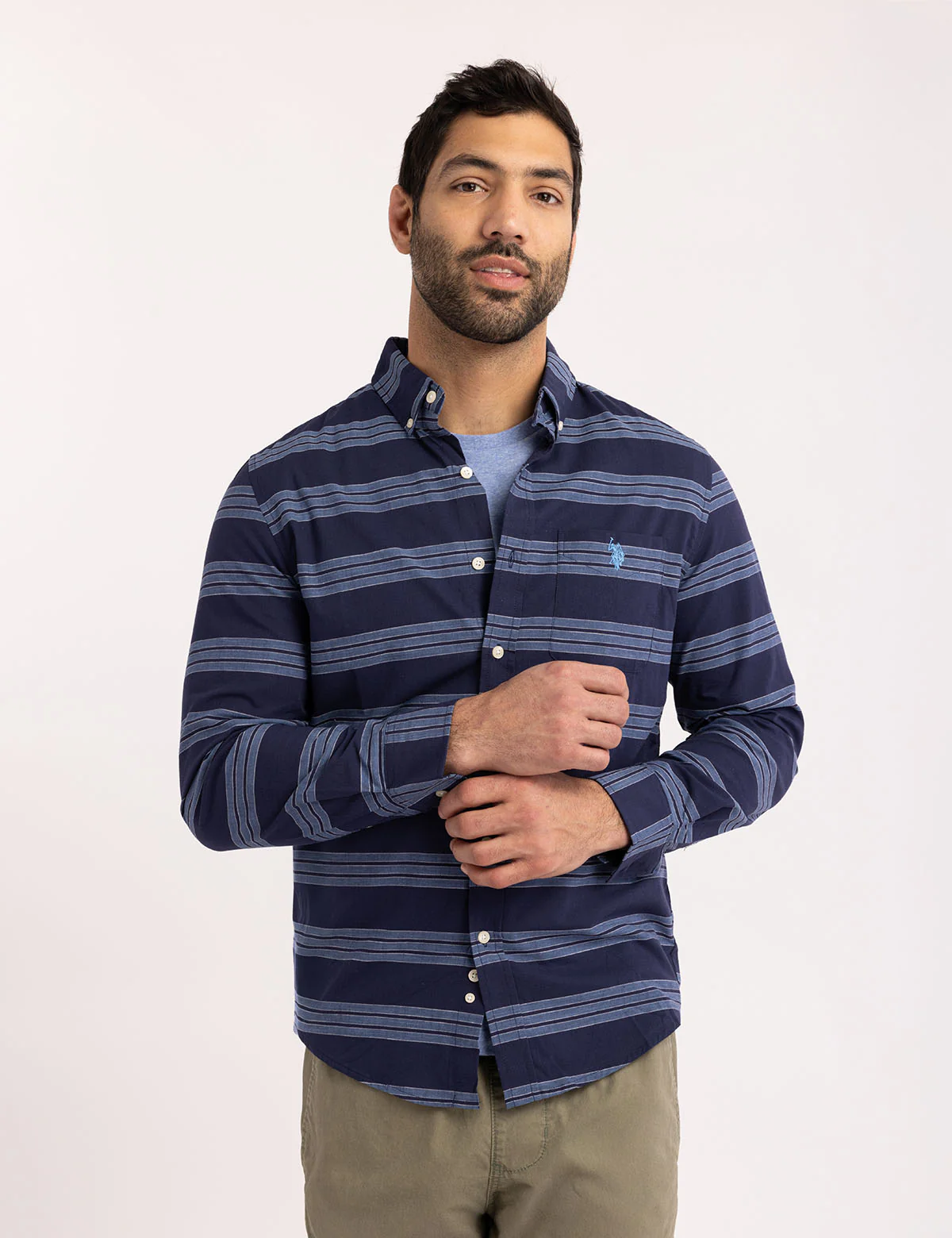 COTTON TRIPLE STRETCH POPLIN SHIRT - Image 2