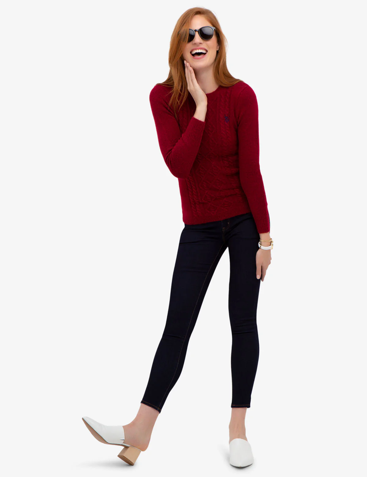 COZY CREW NECK CABLE SWEATER - Image 10
