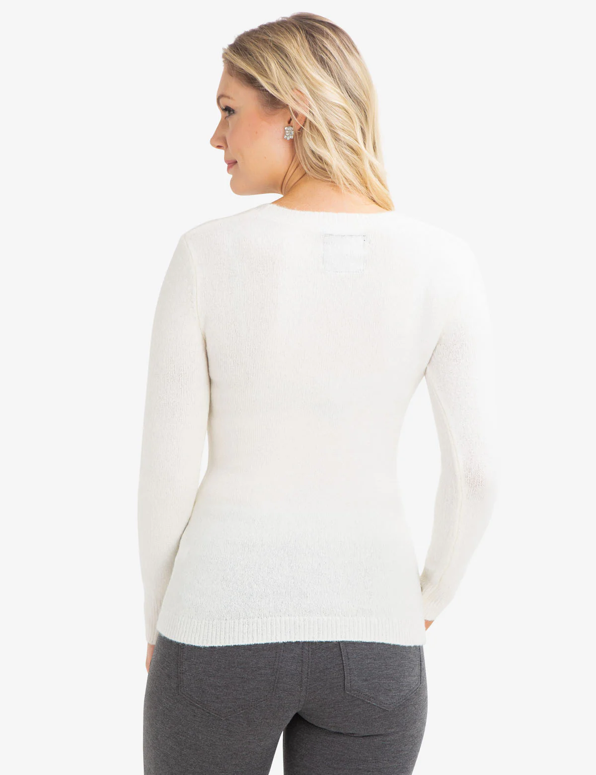 COZY CREW NECK CABLE SWEATER - Image 16