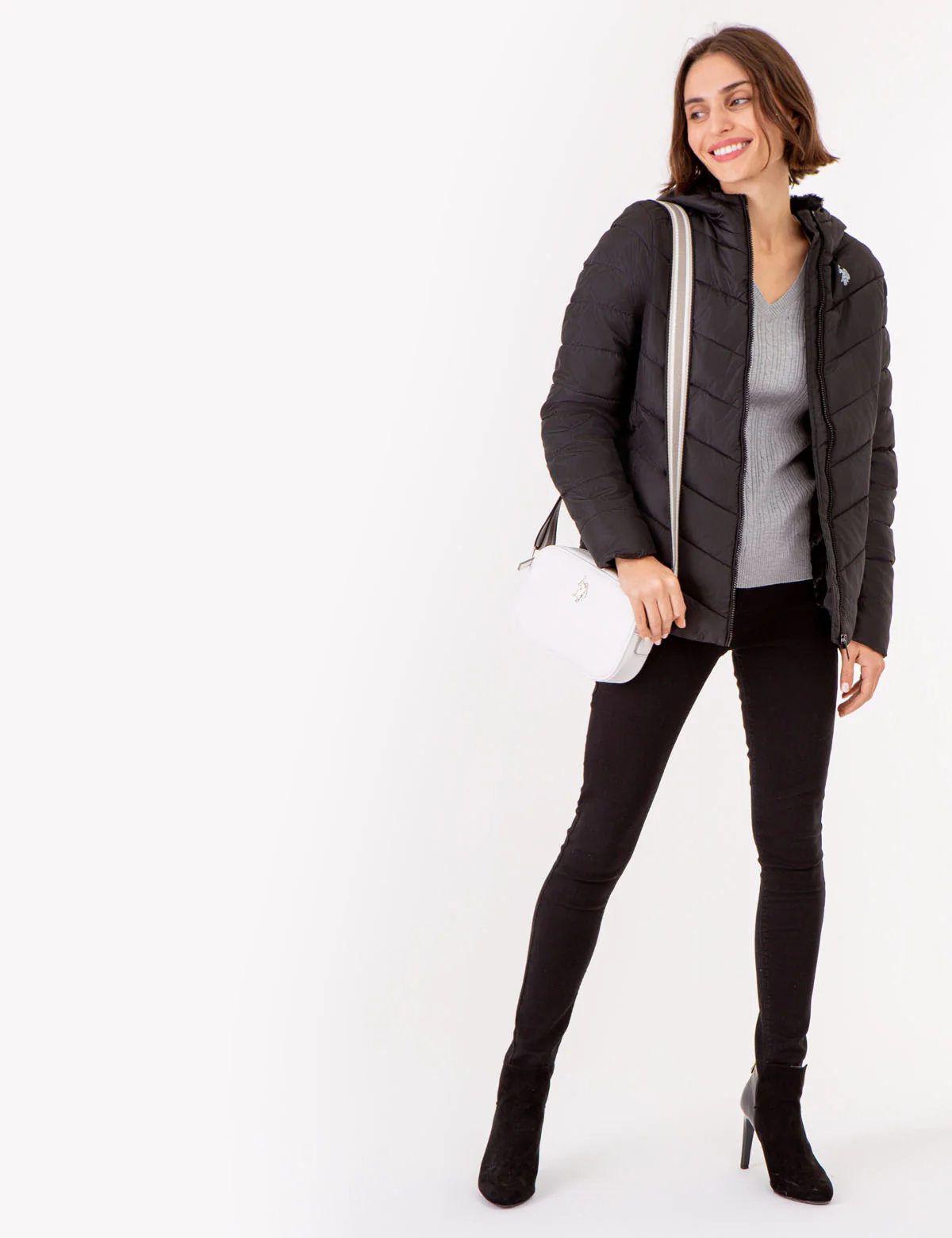 COZY FUR LINED HOODED PUFFER JACKET - Image 10