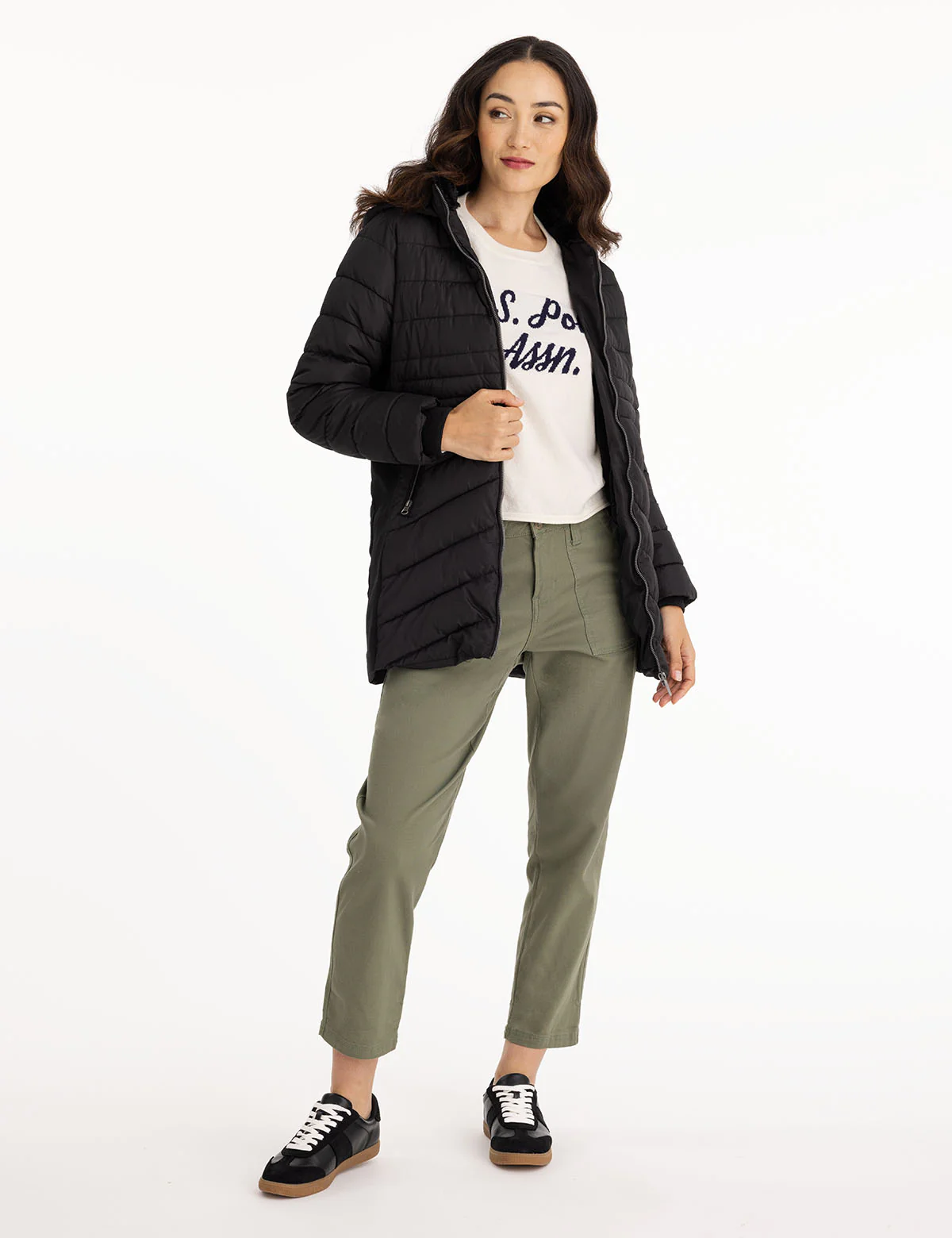 COZY HOODED PUFFER COAT - Image 2