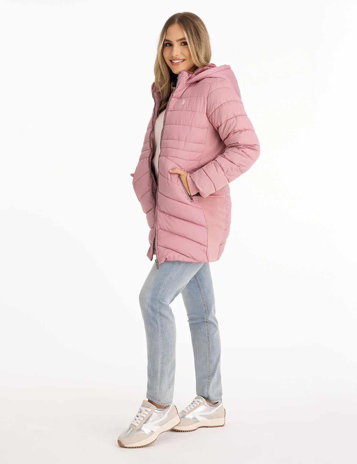 COZY HOODED PUFFER COAT - Image 5