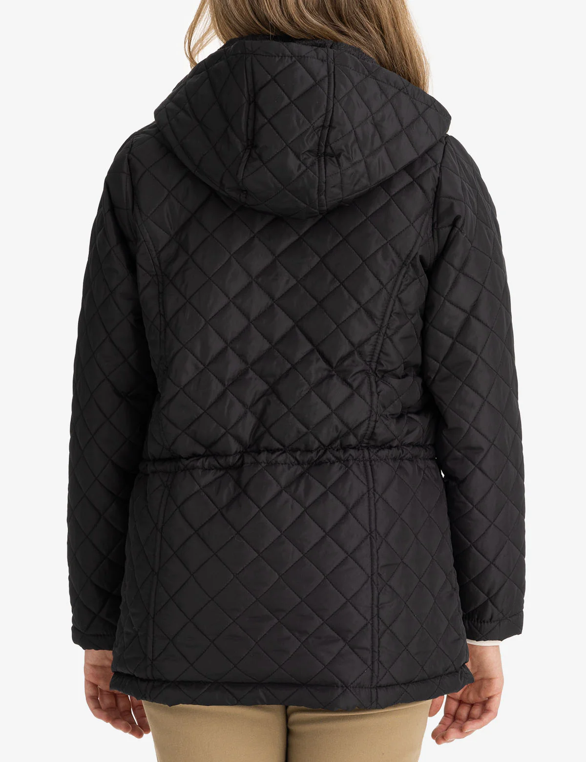 COZY QUILTED HOODED COAT - Image 2