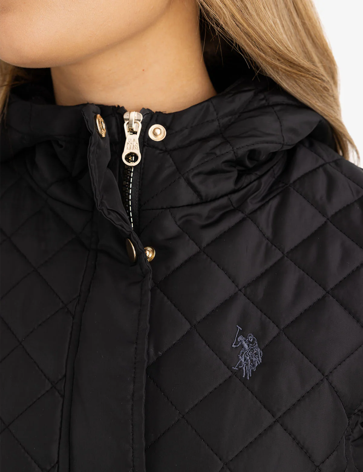 COZY QUILTED HOODED COAT - Image 5