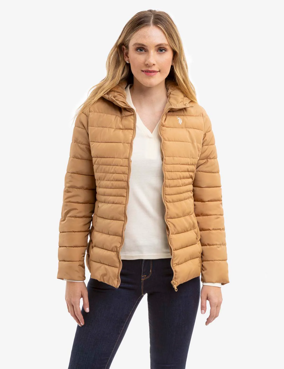 COZY QUILTED HOODED PUFFER JACKET - Image 10