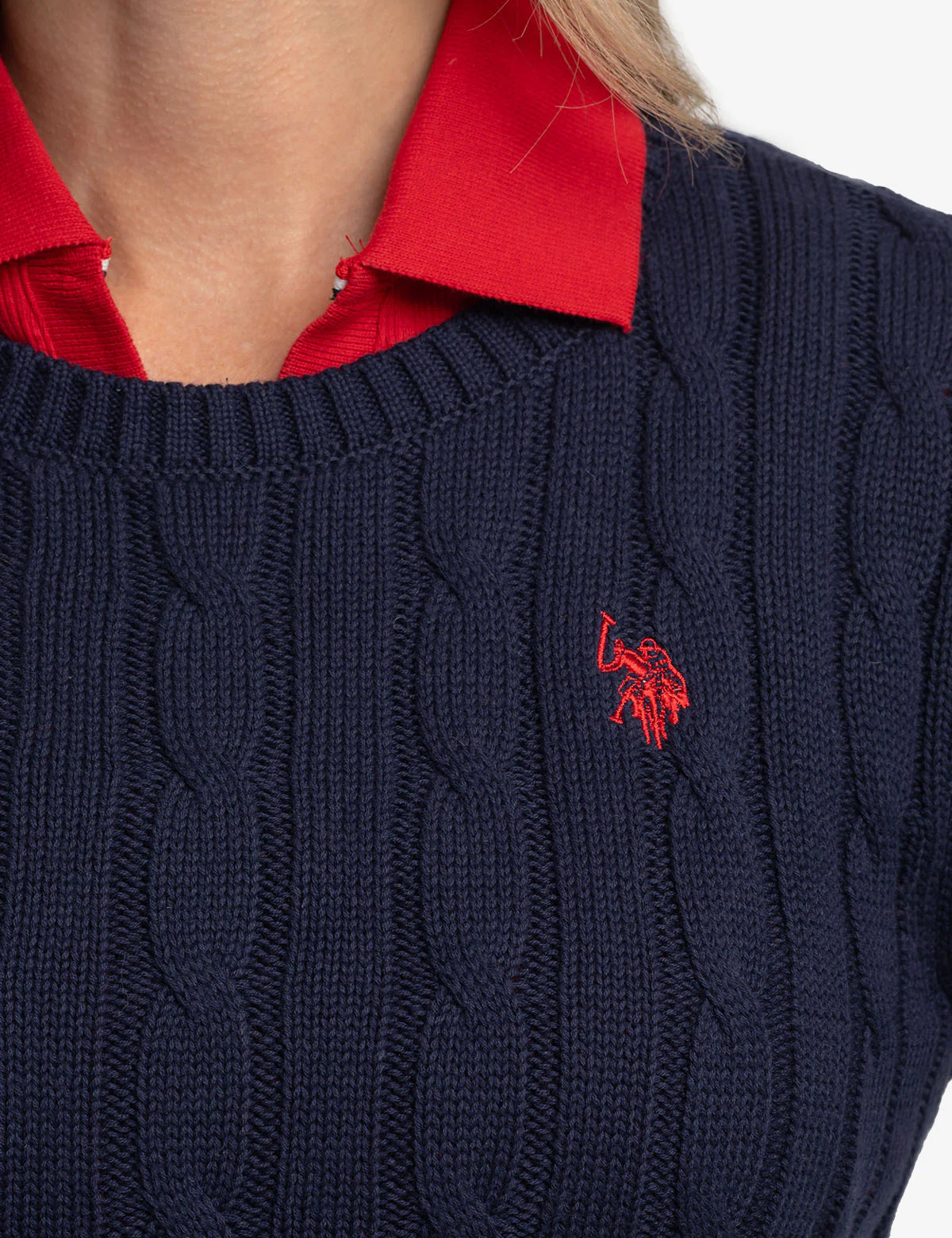 CREW NECK CABLE PULLOVER SWEATER - Image 7