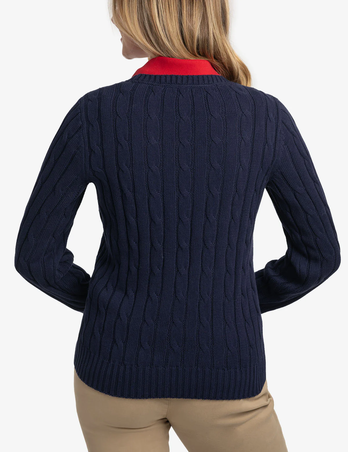 CREW NECK CABLE PULLOVER SWEATER - Image 8