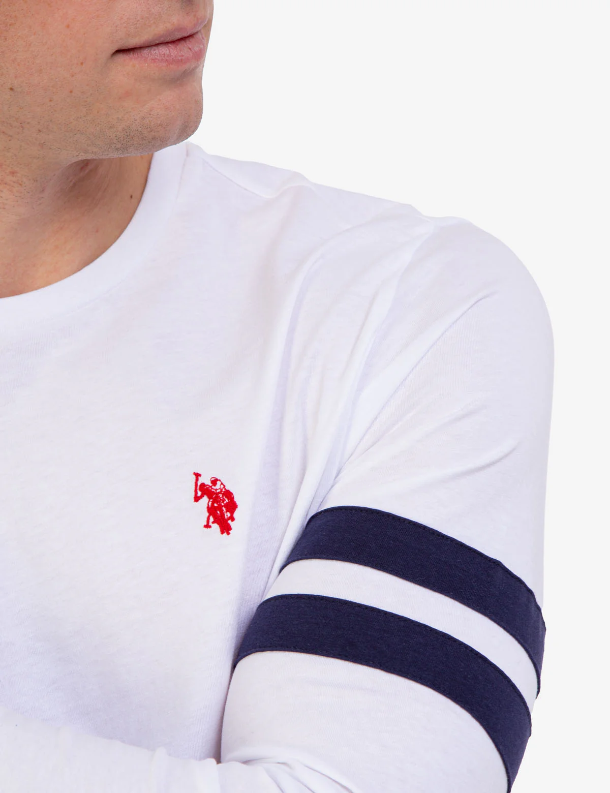 CREW NECK LONG SLEEVE LOGO T-SHIRT - Image 12