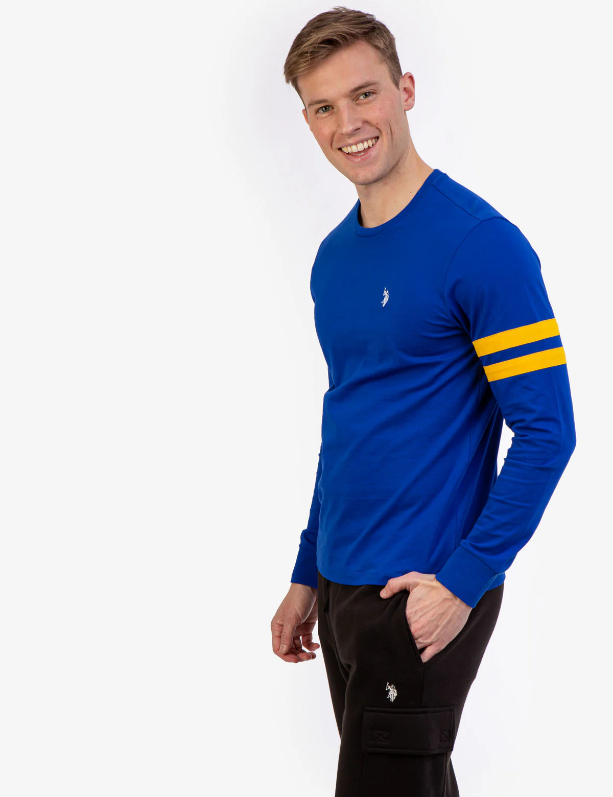 CREW NECK LONG SLEEVE LOGO T-SHIRT - Image 19