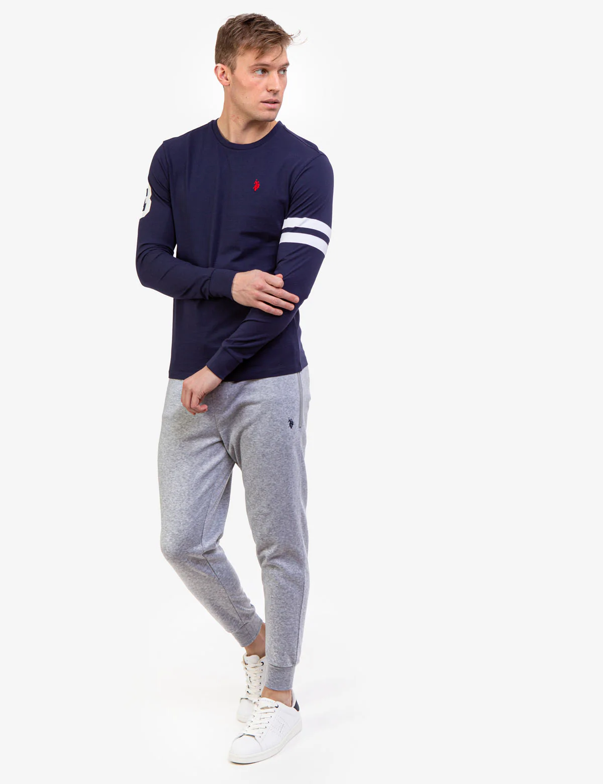 CREW NECK LONG SLEEVE LOGO T-SHIRT - Image 23