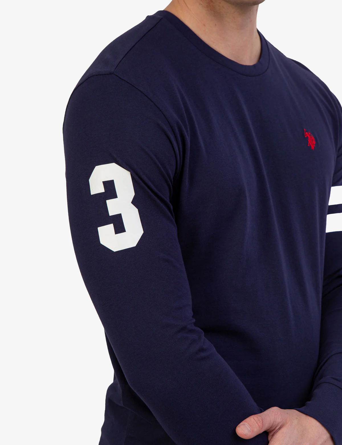 CREW NECK LONG SLEEVE LOGO T-SHIRT - Image 27