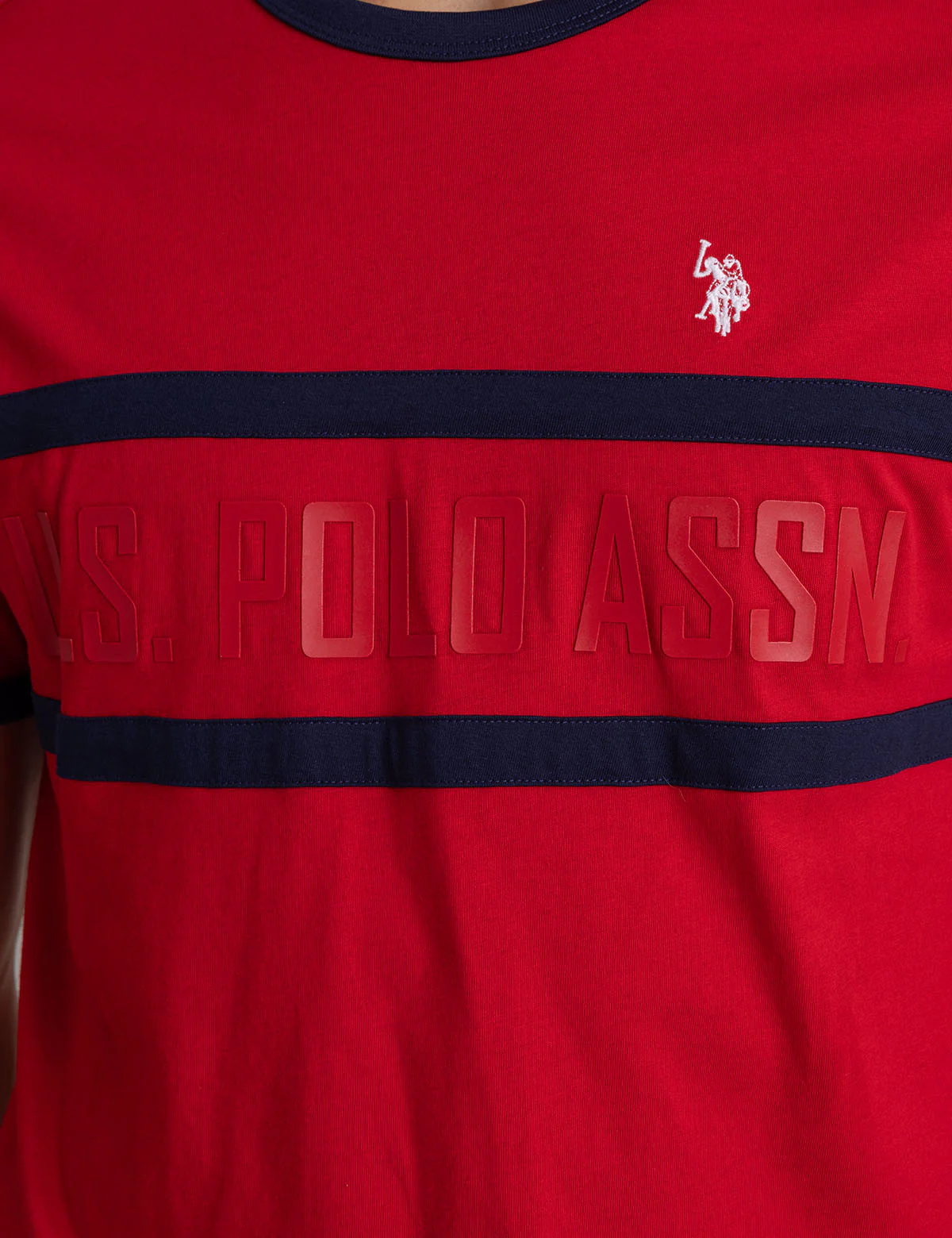 CREW NECK RINGER LOGO T-SHIRT - Image 6