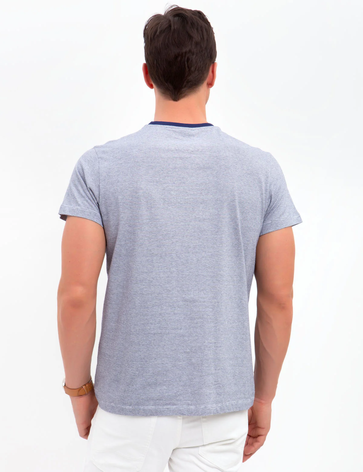 CREW NECK STRIPED T-SHIRT - Image 6