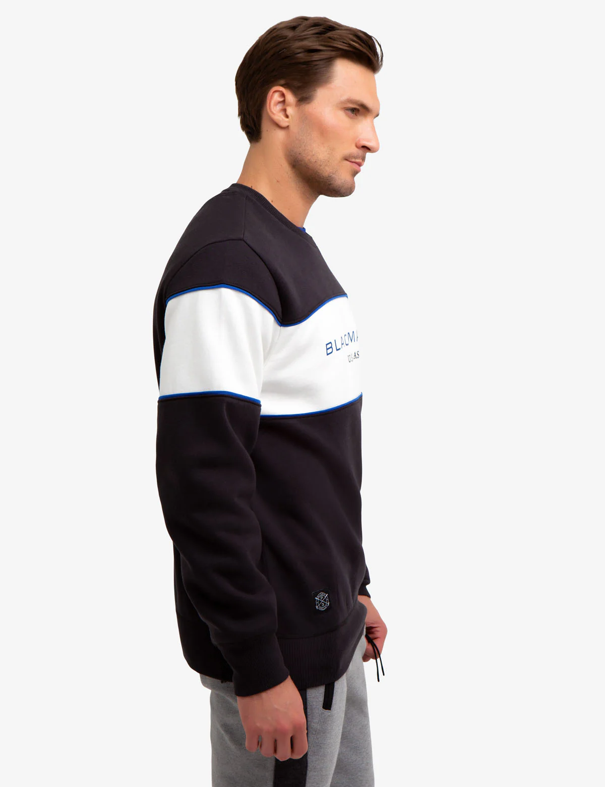 BLACK MALLET CREW NECK SWEATSHIRT - Image 3