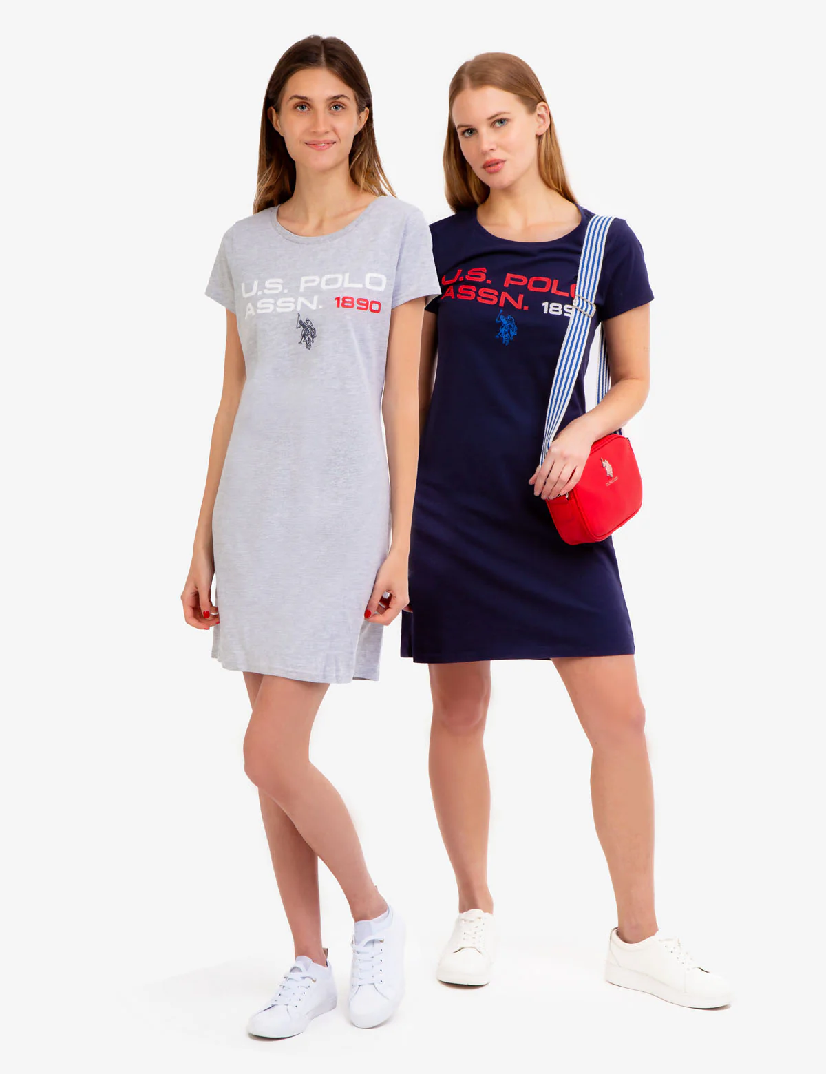 CREW NECK U.S. POLO ASSN. GRAPHIC DRESS - Image 2