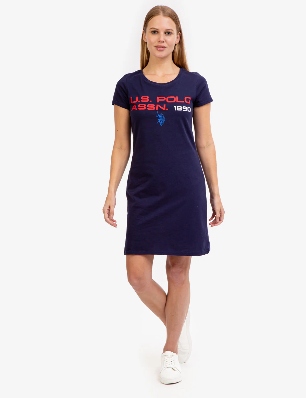 CREW NECK U.S. POLO ASSN. GRAPHIC DRESS - Image 6