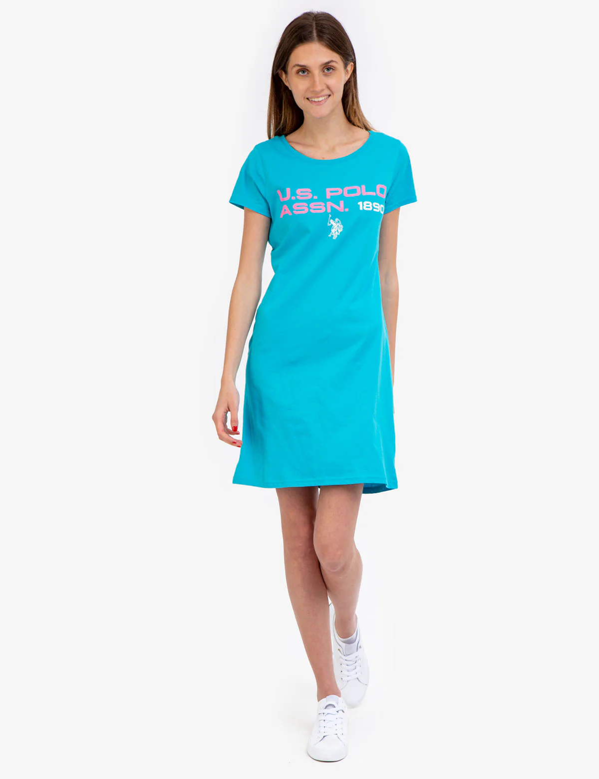 CREW NECK U.S. POLO ASSN. GRAPHIC DRESS - Image 8