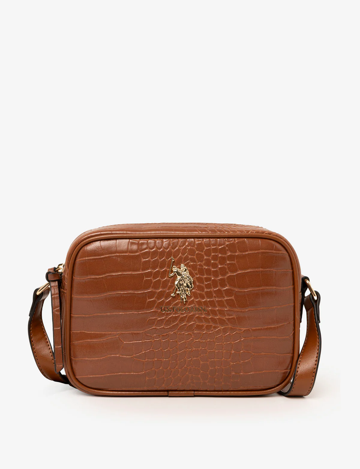 CROCODILE EMBOSSED CROSSBODY BAG - Image 2