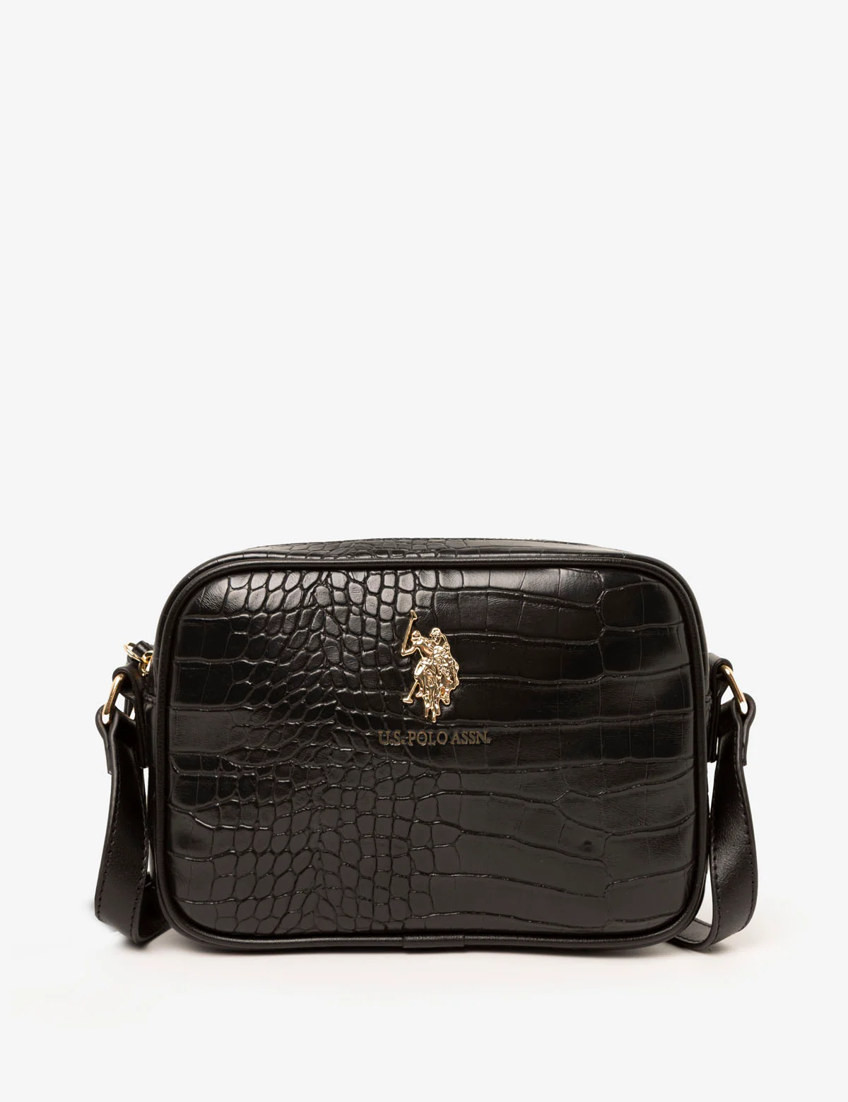 CROCODILE EMBOSSED CROSSBODY BAG - Image 7