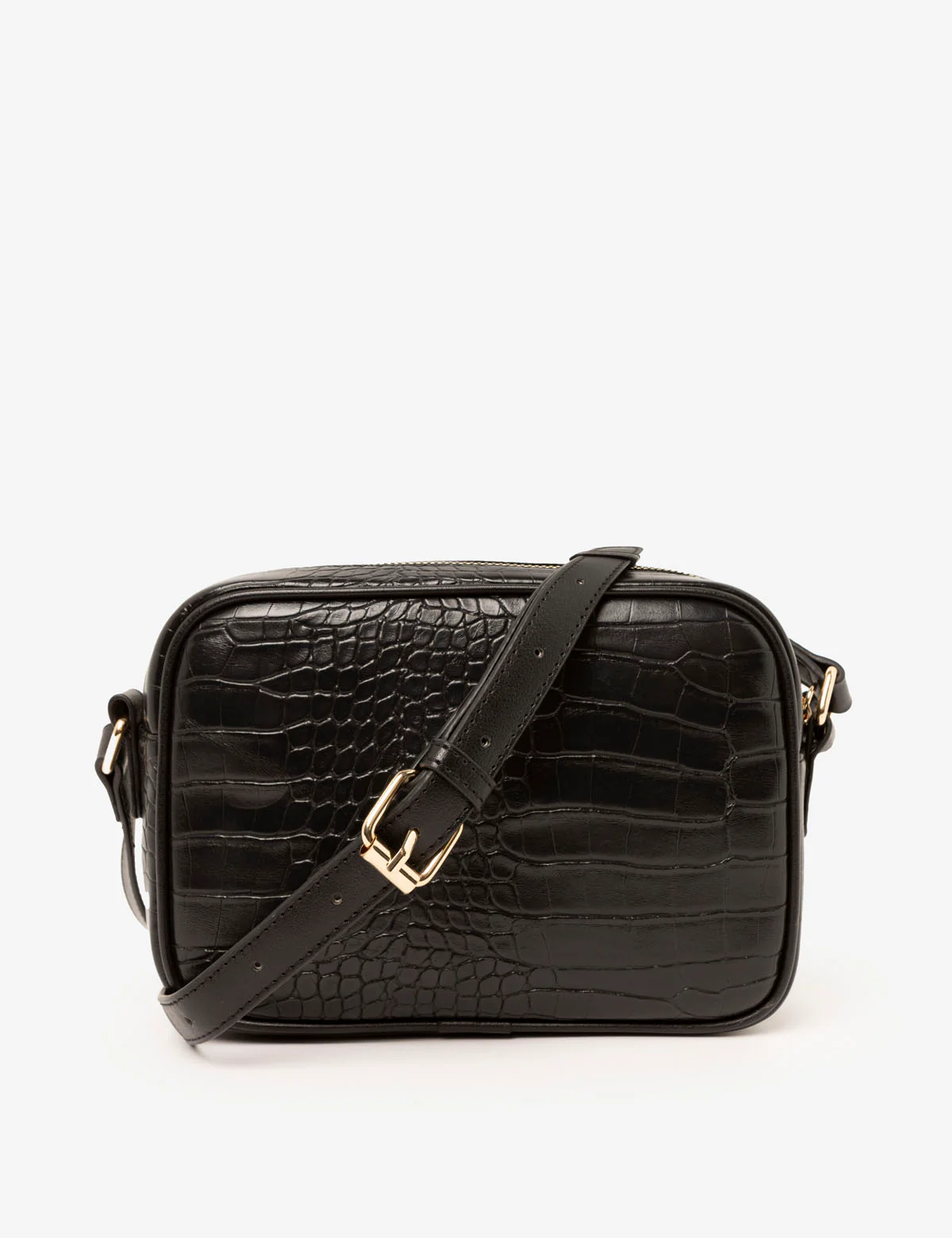 CROCODILE EMBOSSED CROSSBODY BAG - Image 8