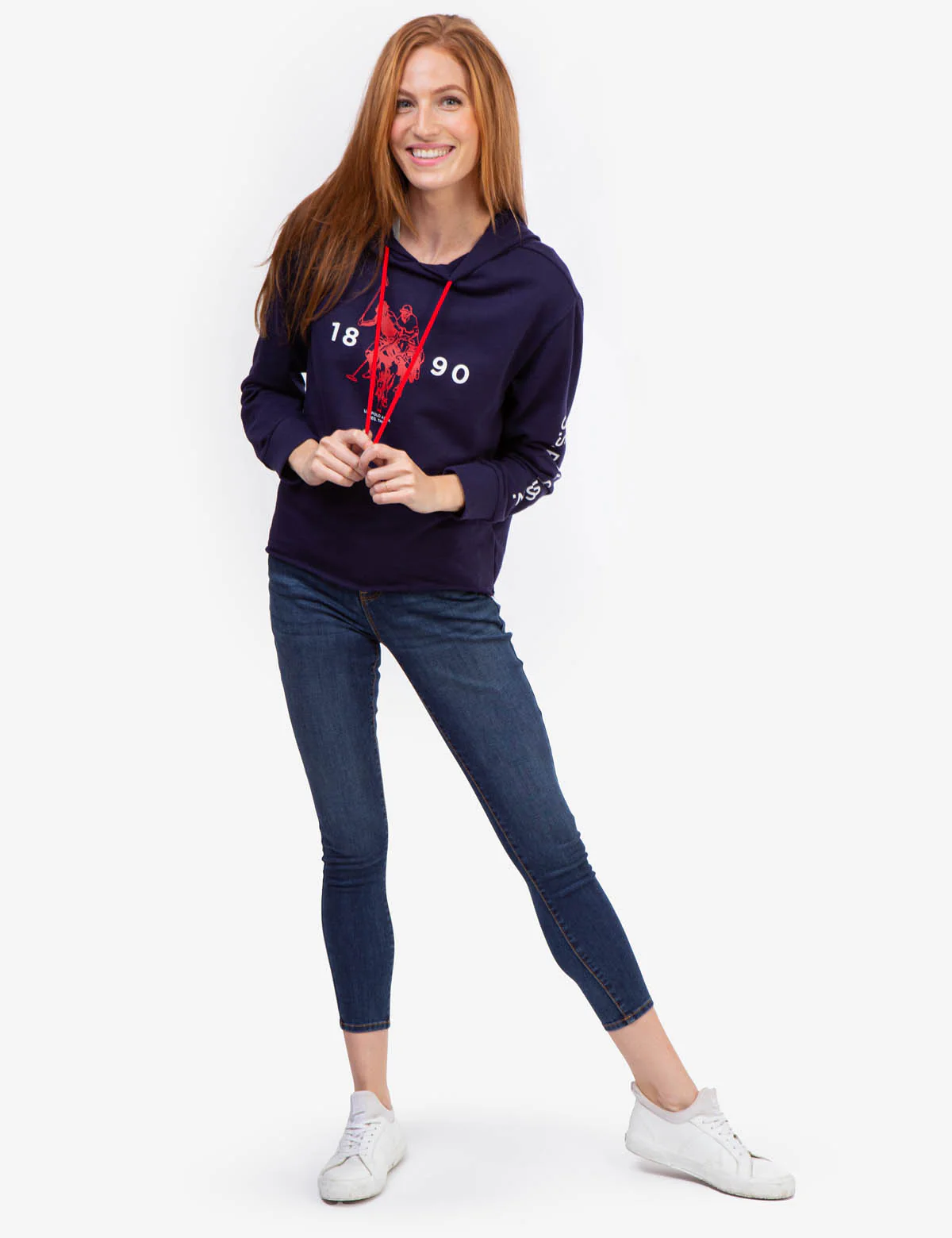 CROPPED 1890 LOGO HOODIE - Image 8