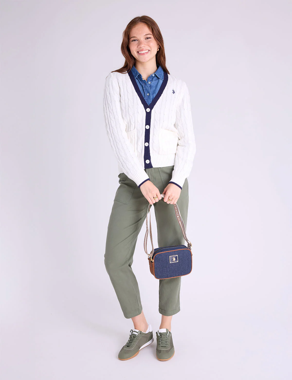 DARK DENIM CROSSBODY BAG - Image 2