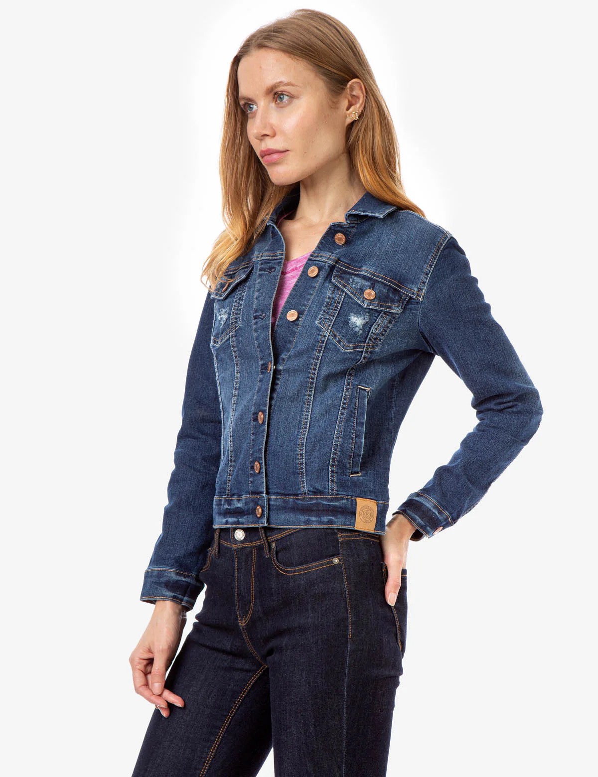 REPREVE® DARK WASH DENIM JACKET - Image 4