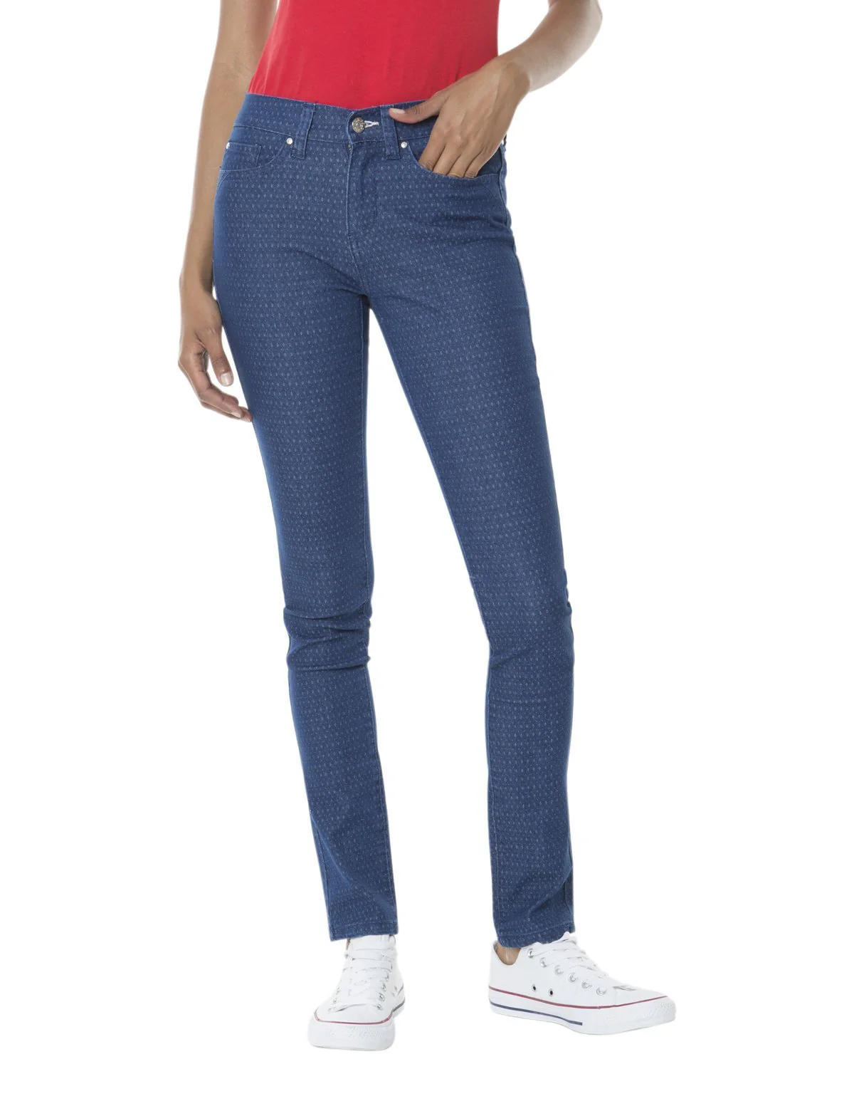 Darlington Skinny Fit Printed Jean