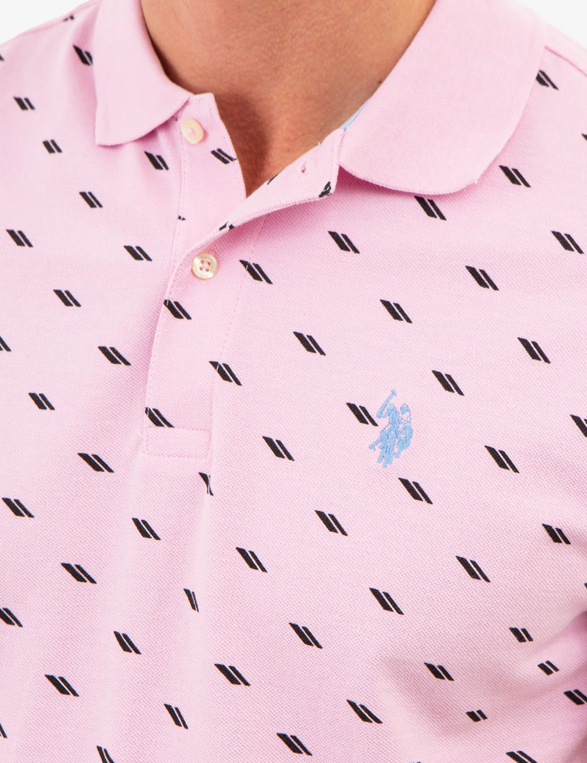 DASH PRINT PIQUE POLO SHIRT - Image 2