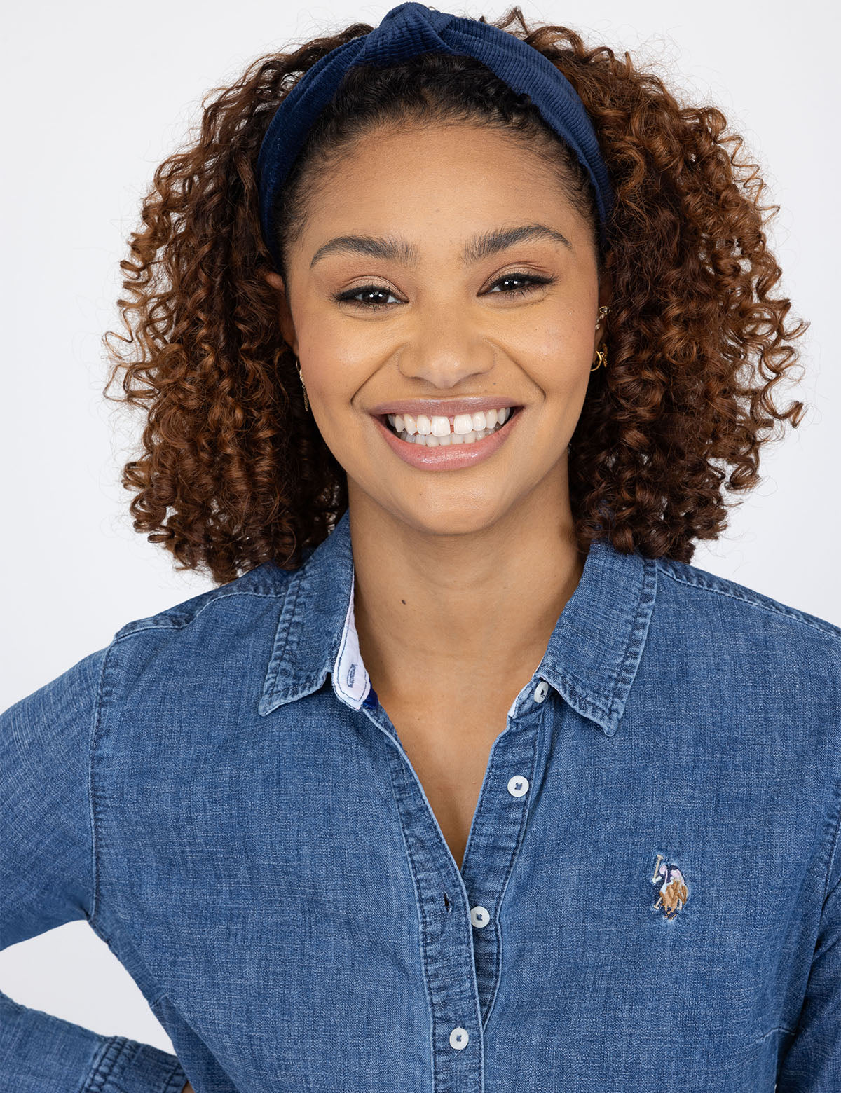 DENIM BUTTON DOWN DRESS - Image 3