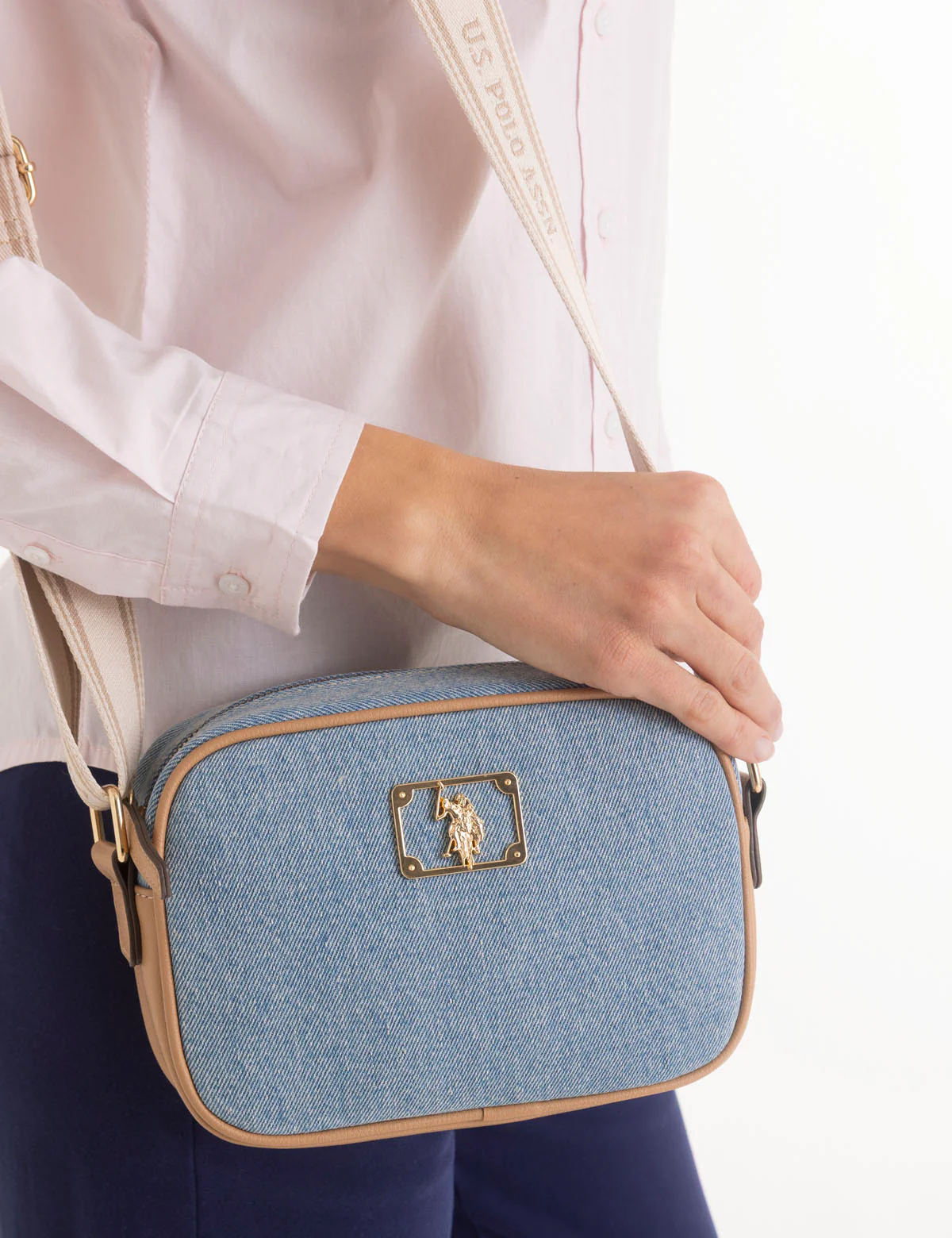 DENIM CROSSBODY BAG - Image 9