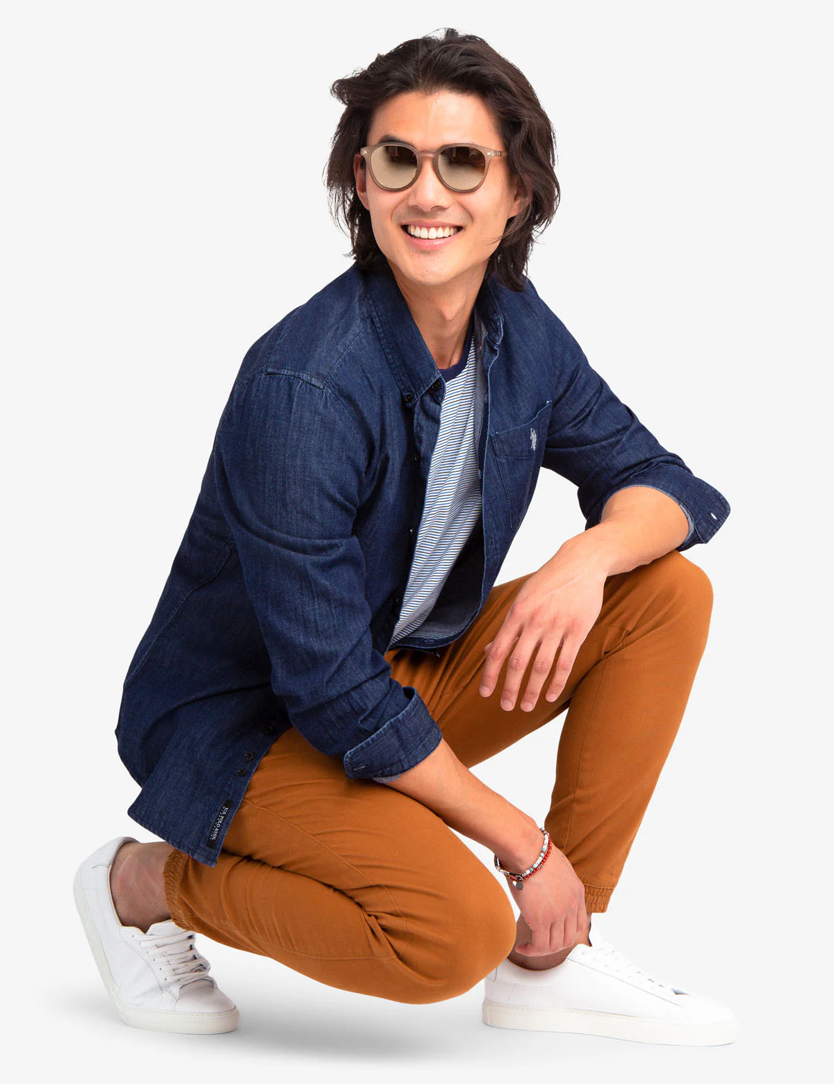BLACK MALLET SLIM FIT DENIM SHIRT - Image 5