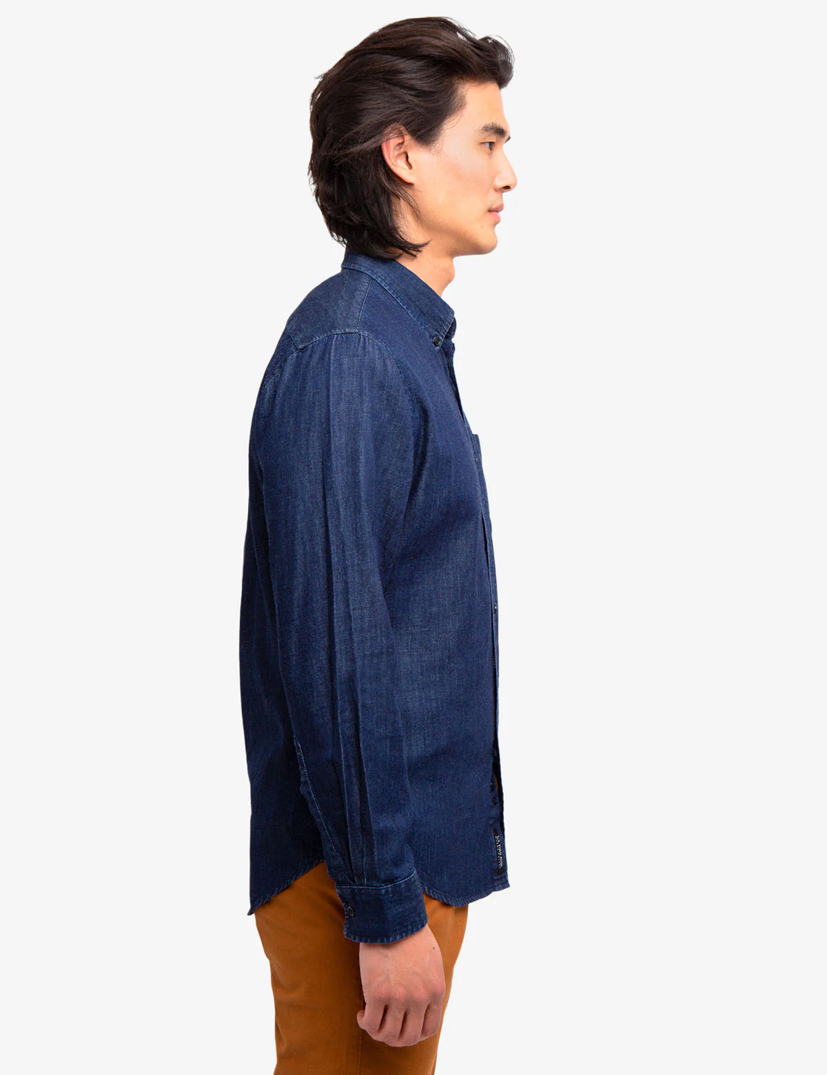 BLACK MALLET SLIM FIT DENIM SHIRT - Image 6