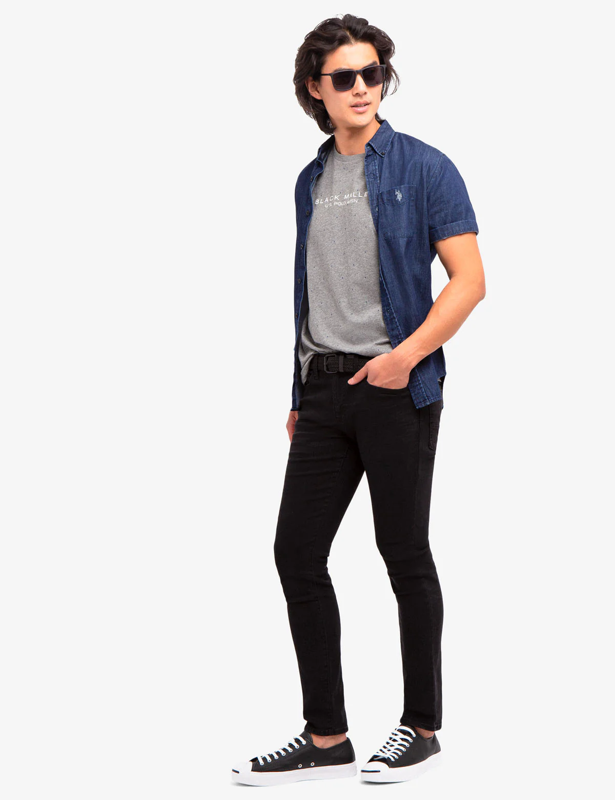 SLIM FIT DENIM SHIRT - Image 2
