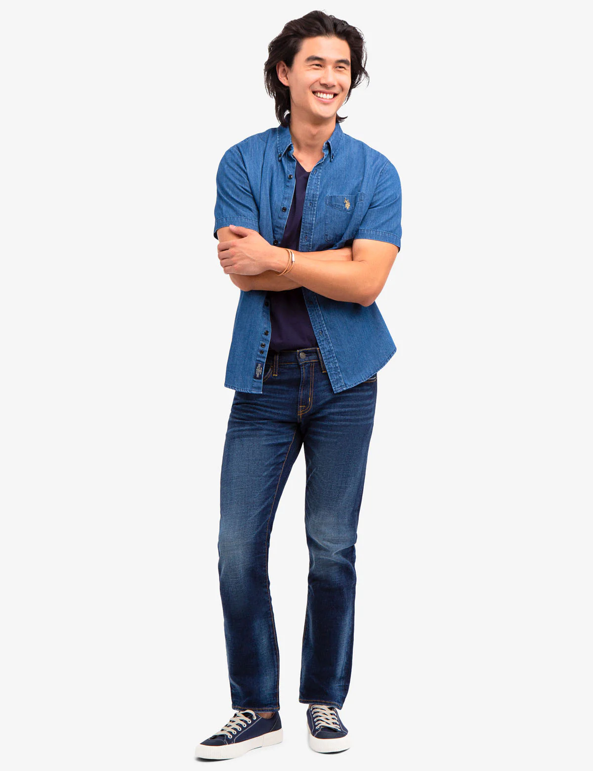 SLIM FIT DENIM SHIRT - Image 6