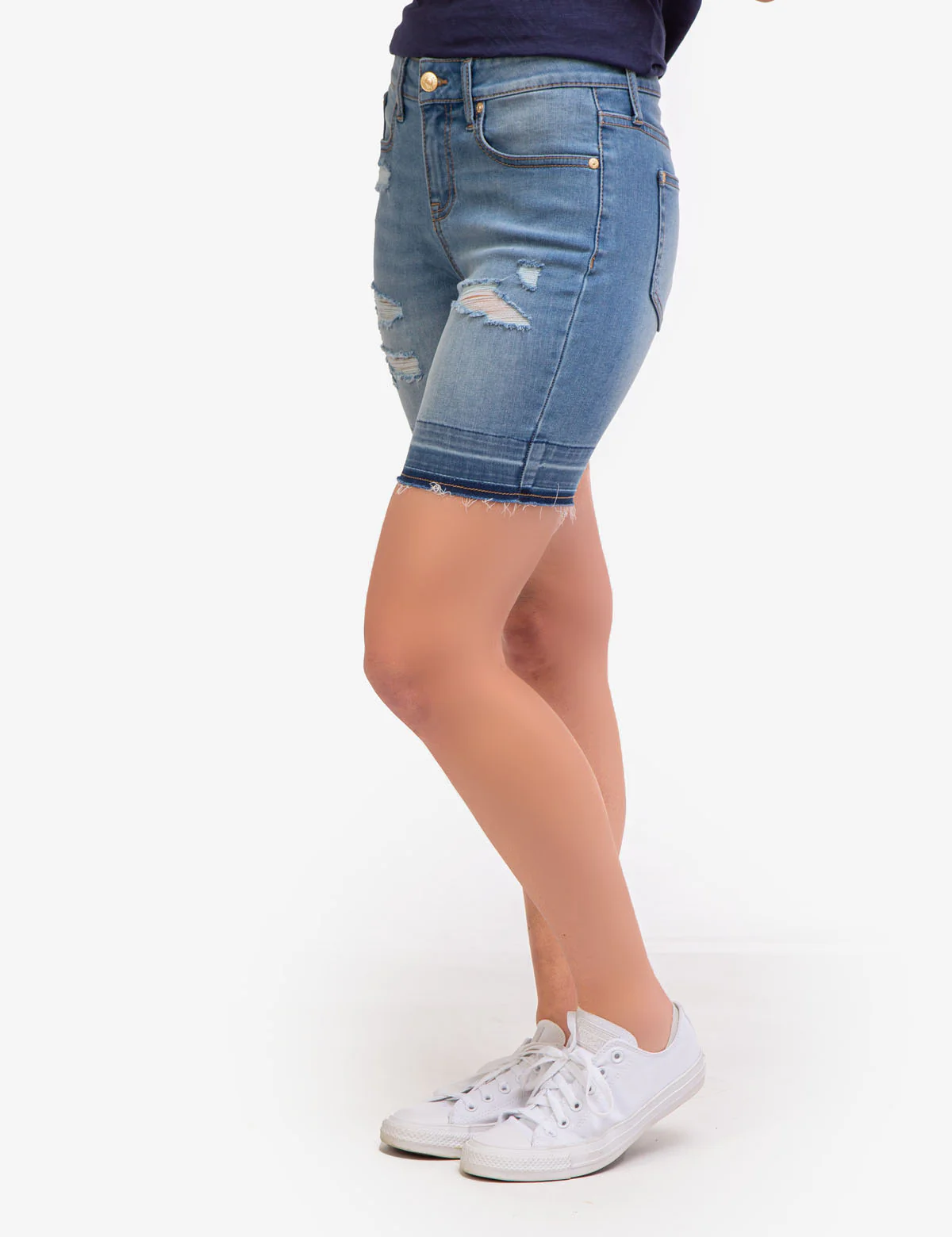 DESTRUCTED BERMUDA SHORTS - Image 4