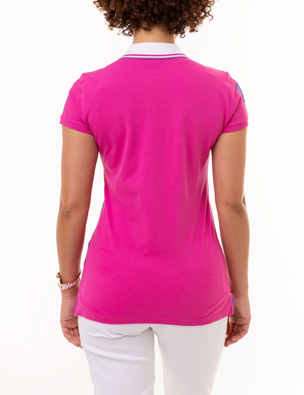 DIAGONAL DOUBLE SASH POLO SHIRT - Image 5