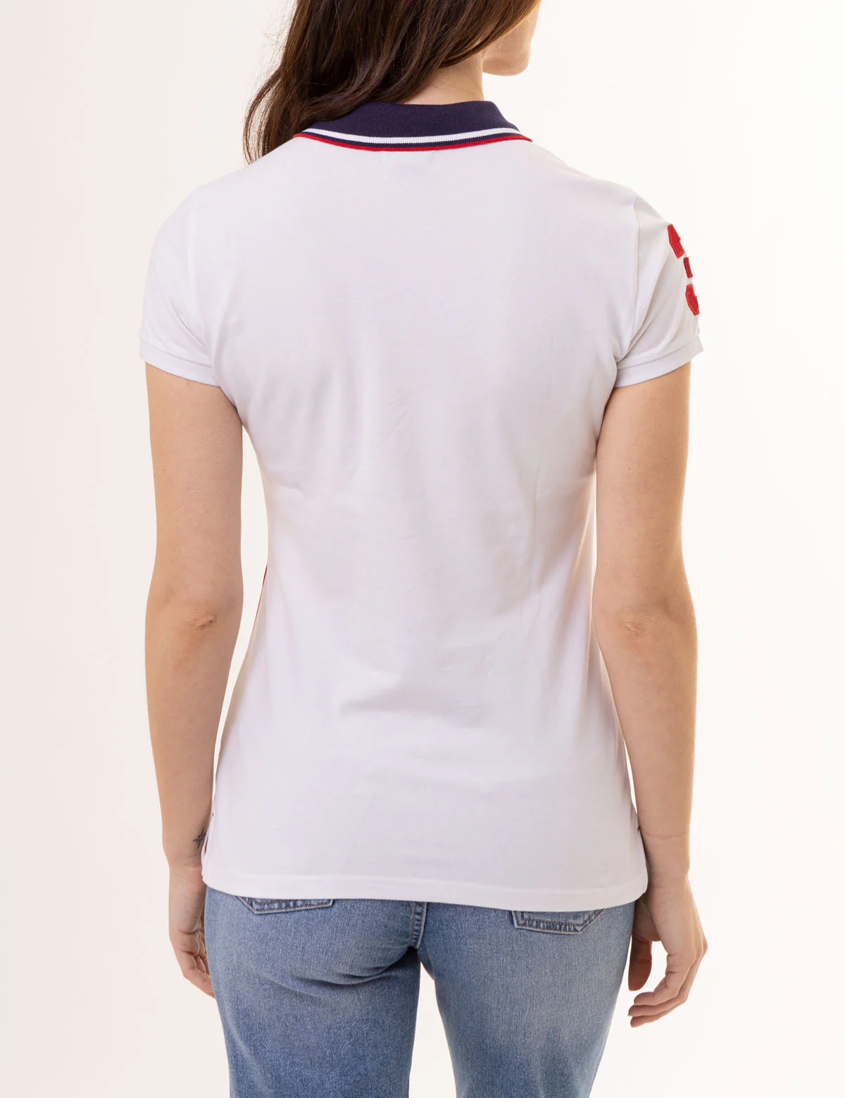 DIAGONAL DOUBLE SASH POLO SHIRT - Image 9