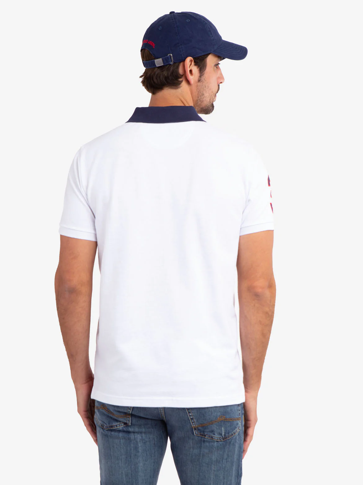 DIAGONAL SASH PIQUE POLO SHIRT - Image 6