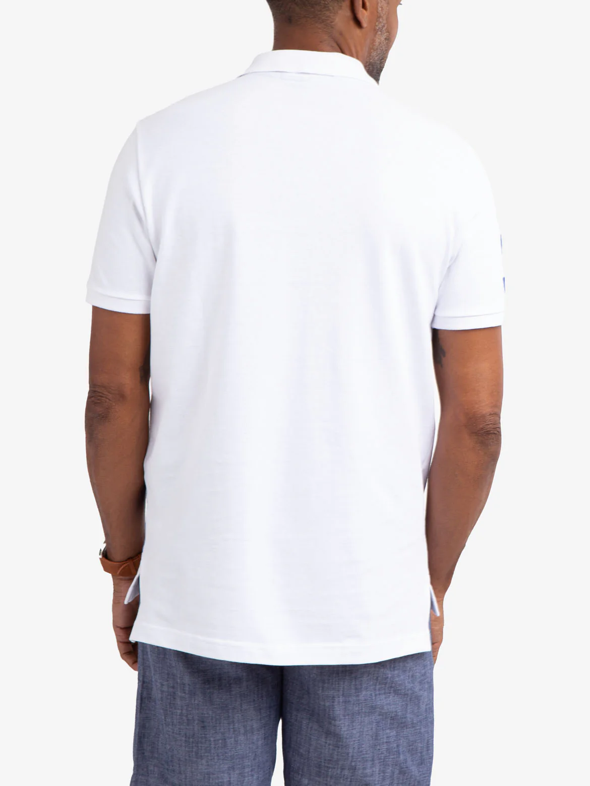 DIAGONAL SASH PIQUE POLO SHIRT - Image 18