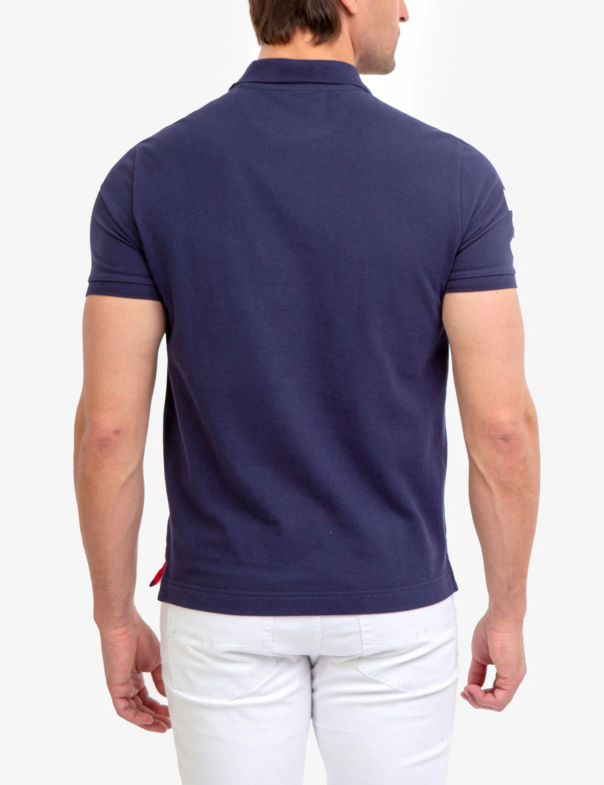 DIAGONAL STRIPE PIECED PIQUE POLO SHIRT - Image 6