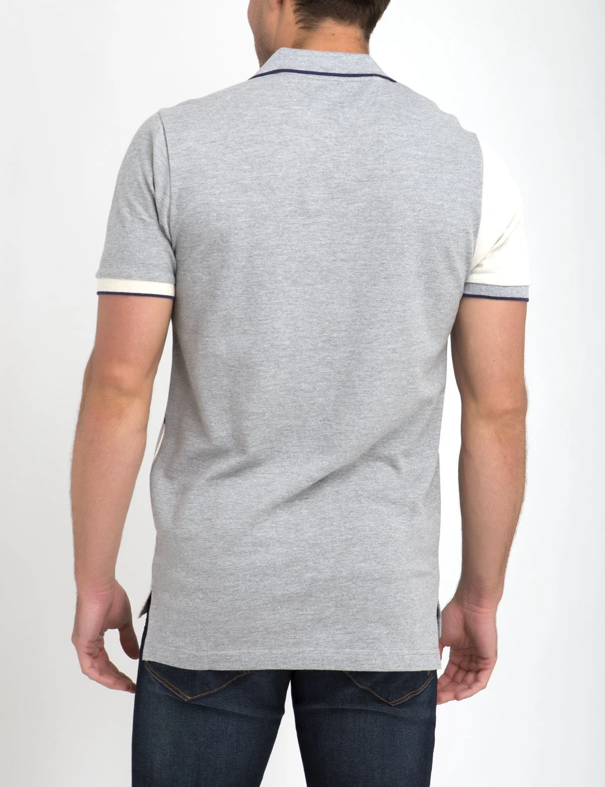 DIAGONAL STRIPED POLO SHIRT - Image 11