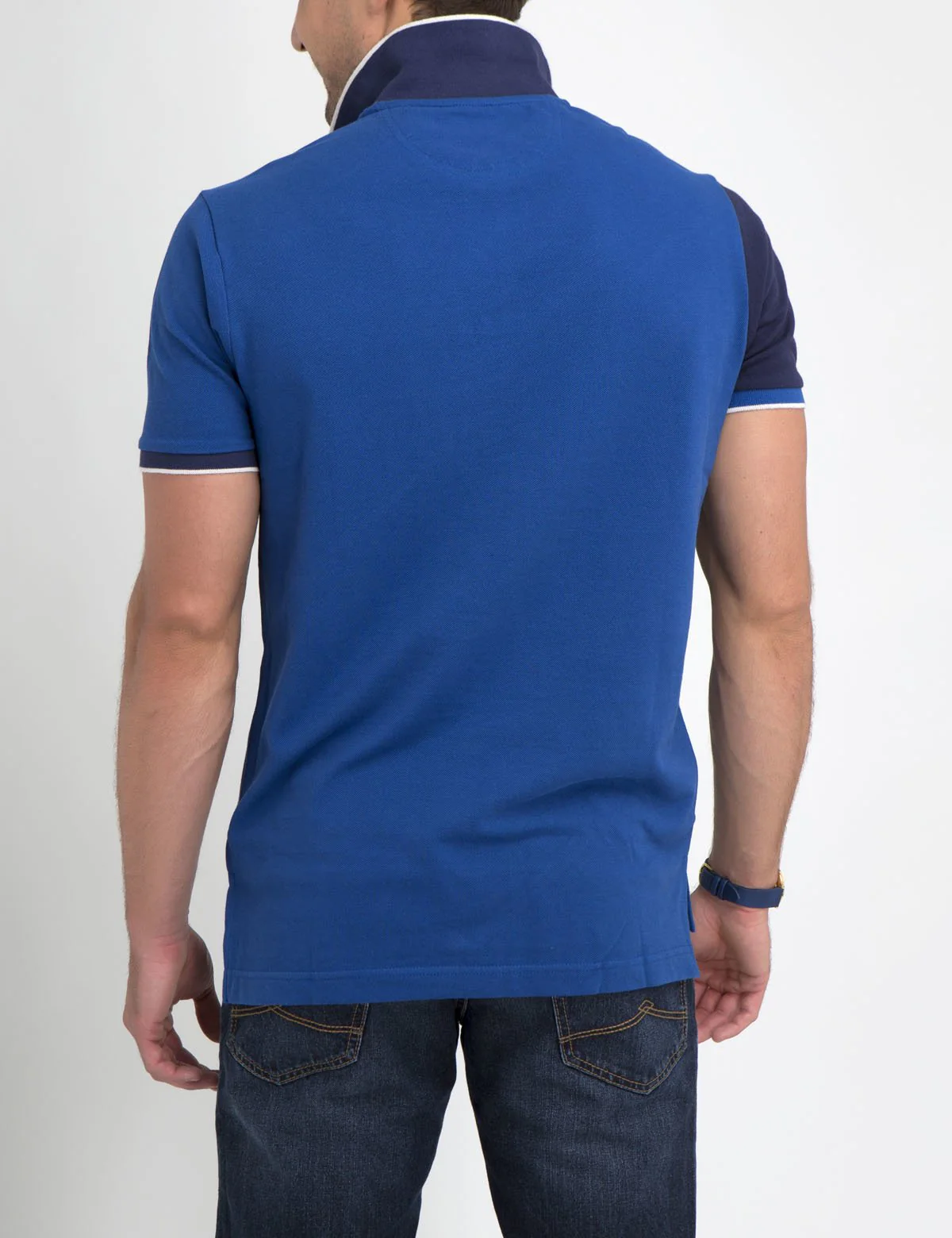 DIAGONAL STRIPED POLO SHIRT - Image 9